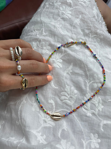 Golden Shell Necklace