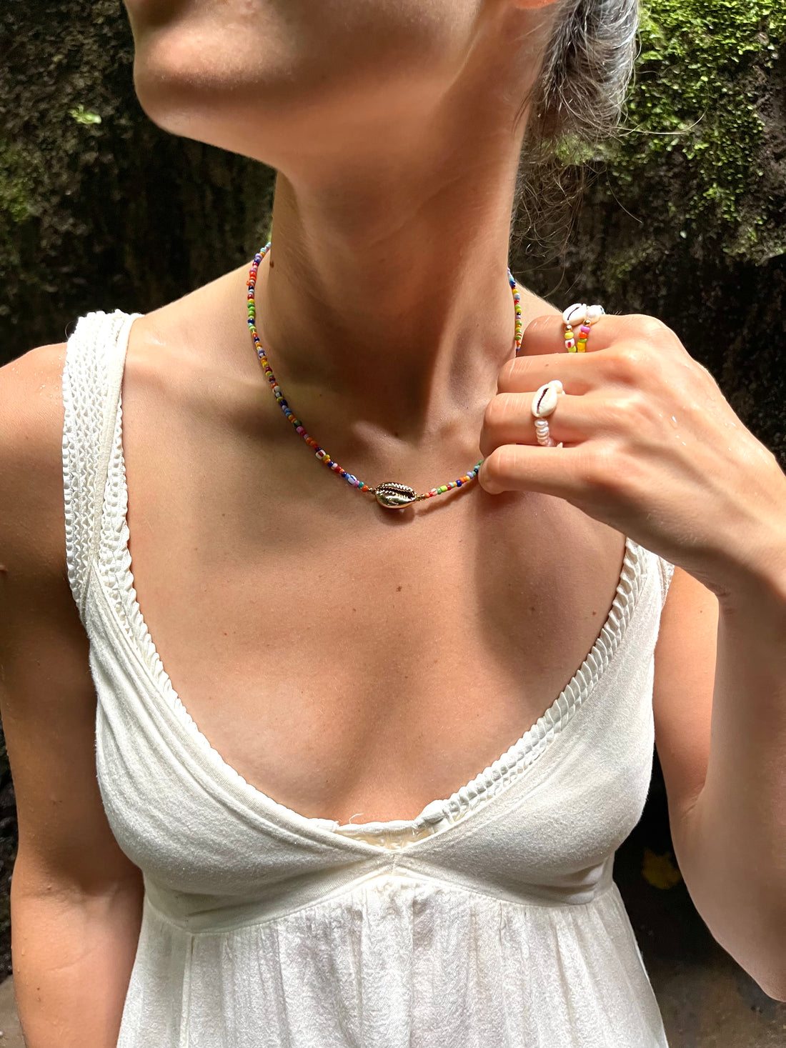 Golden Shell Necklace