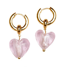 Load image into Gallery viewer, IN YOUR HEART EARRINGS PINK

