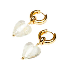 Load image into Gallery viewer, IN YOUR HEART EARRINGS WHITE
