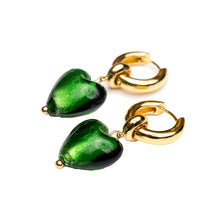 Load image into Gallery viewer, IN YOUR HEART EARRINGS GREEN
