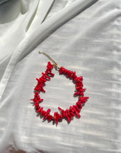 Load image into Gallery viewer, Red Coral Anklet
