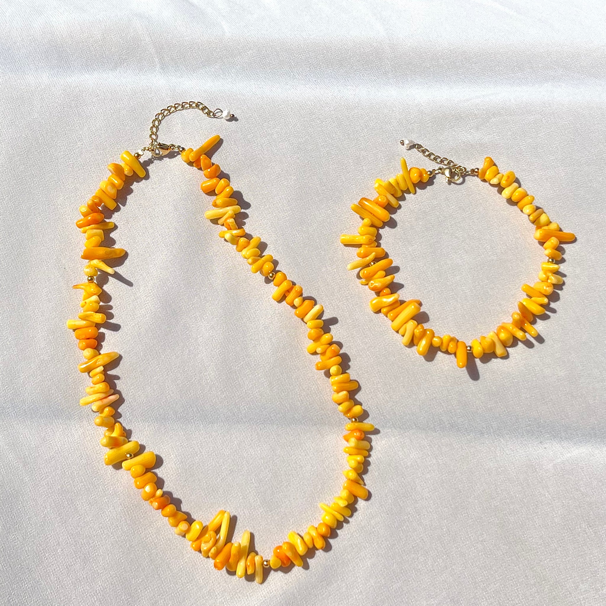 Crispy Coral Necklace